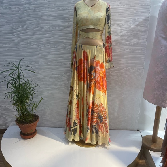 Bollywood style lehenga choli - Picture 2 of 2